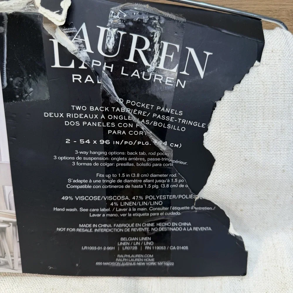 Ralph Lauren damage packaging